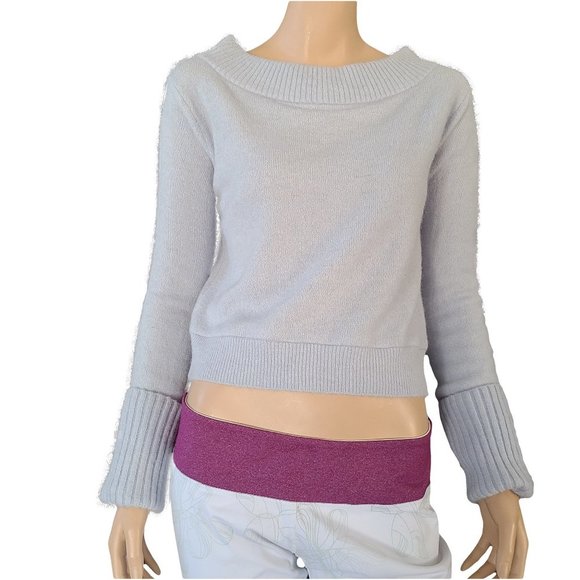 NWOT Club Monaco Pastel Blue Merino & Alpaca Wool - Picture 1 of 5
